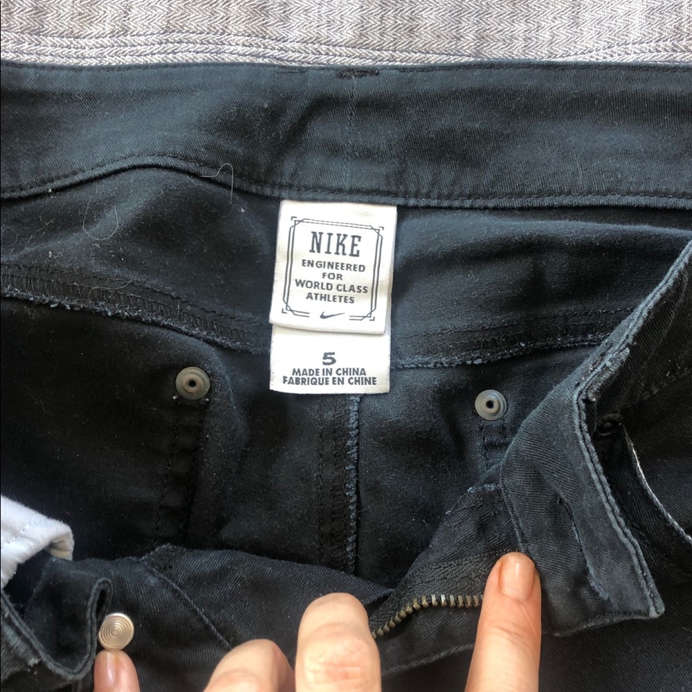 Nike black jean pants